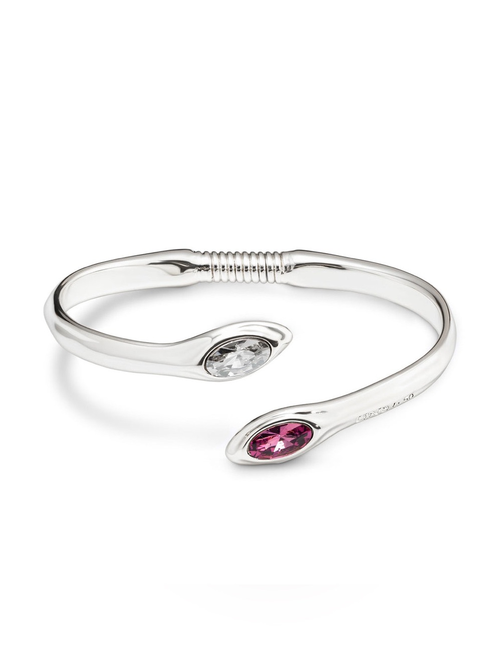 UNO de 50 Silver Open Bracelet